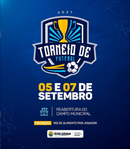 Imagem da notícia 158 - Prefeitura anuncia Torneio Municipal de Futebol