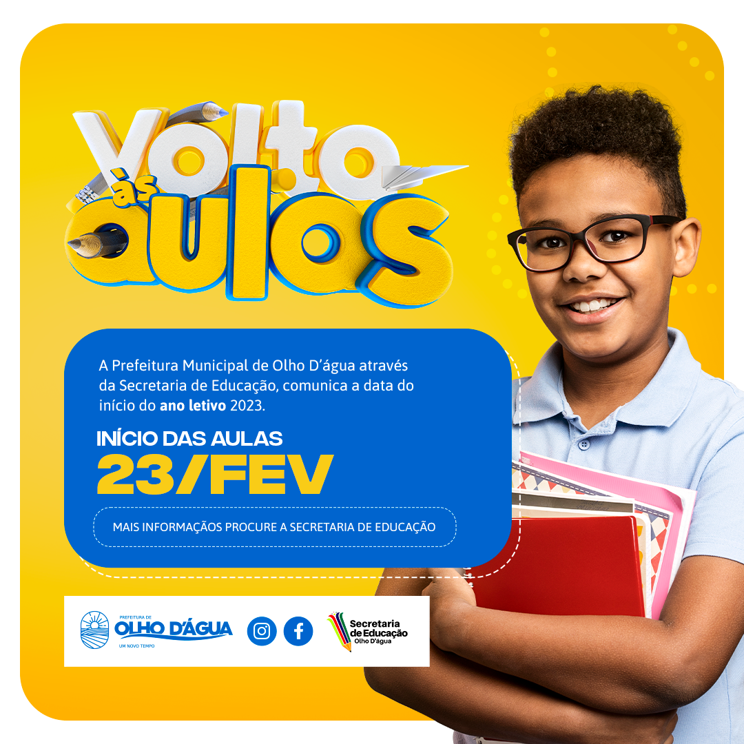 Imagem da notícia 184 - VOLTA ÀS AULAS 2023