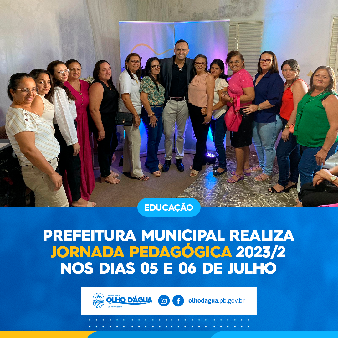 Imagem da notícia 204 - PREFEITURA REALIZA JORNADA PEDAGÓGICA 2023/2