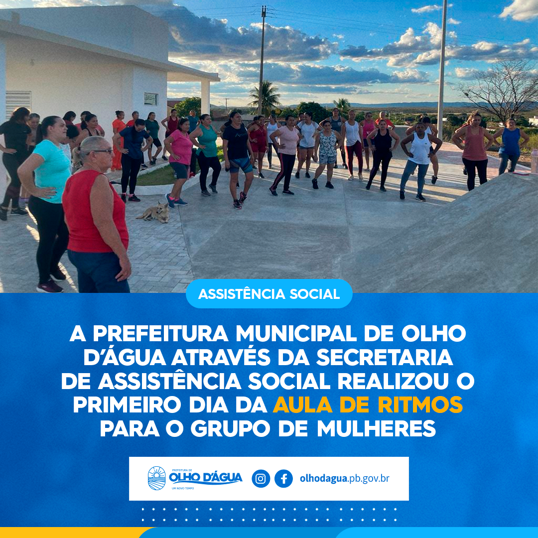 Imagem da notícia 212 - INÍCIO DAS AULAS DE RITMOS