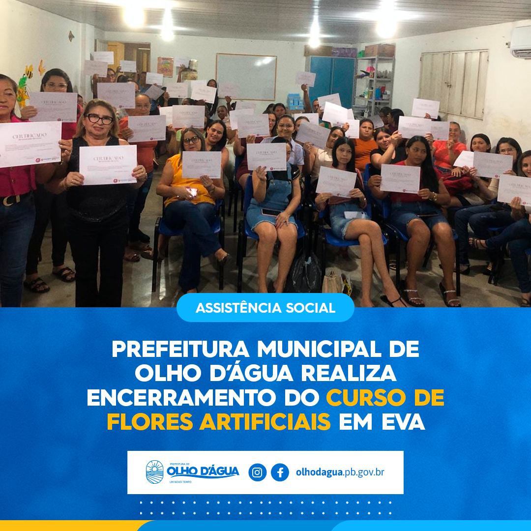 Imagem da notícia 215 - ENCERRAMENTO DO CURSO DE FLORES ARTIFICIAIS