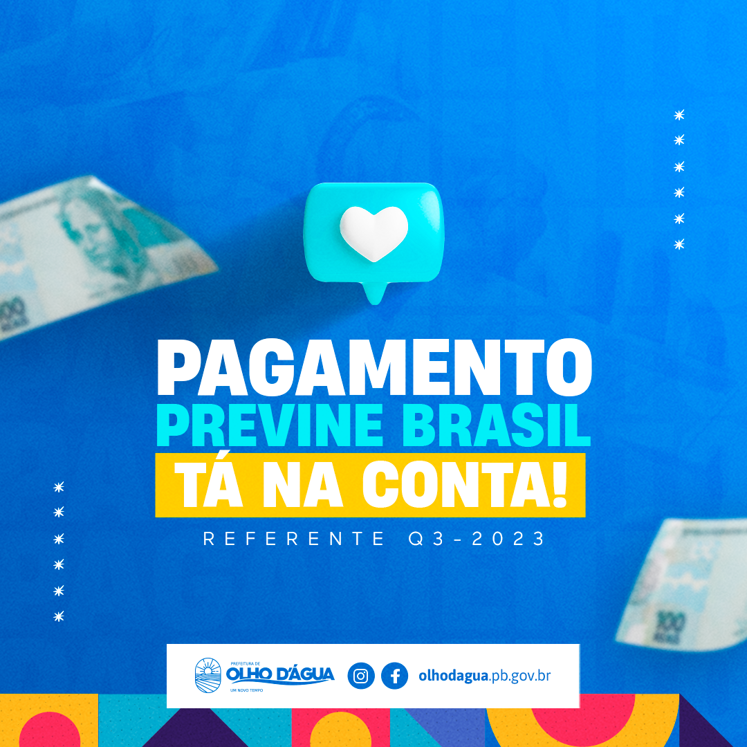Imagem da notícia 274 - PAGAMENTO PREVINE BRASIL