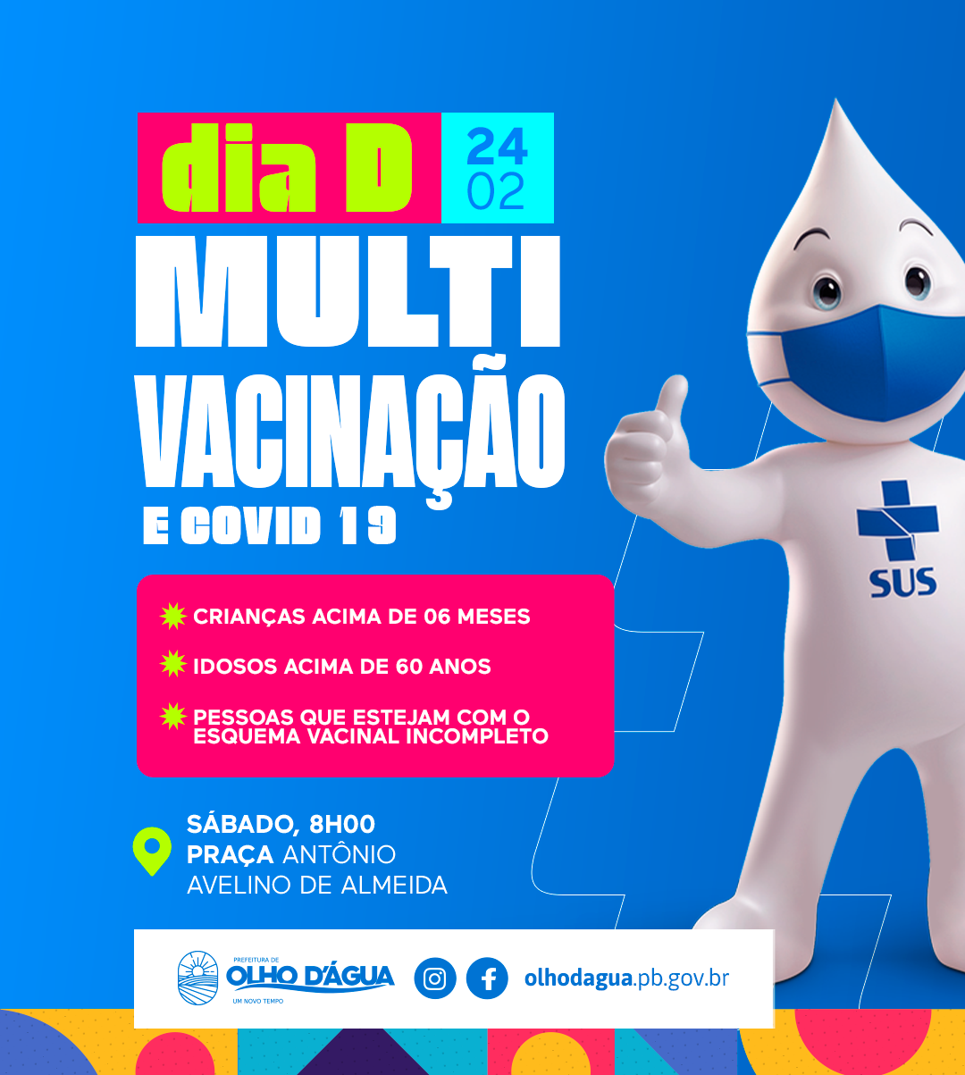 Imagem da notícia 275 - DIA D DE MULTIVACINAÇÃO E COVID-19
