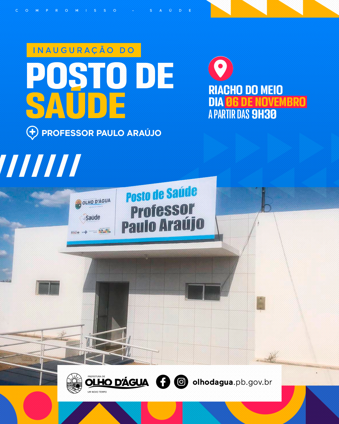 Imagem da notícia 304 - INAUGURAÇÃO DE POSTO DE SAÚDE
